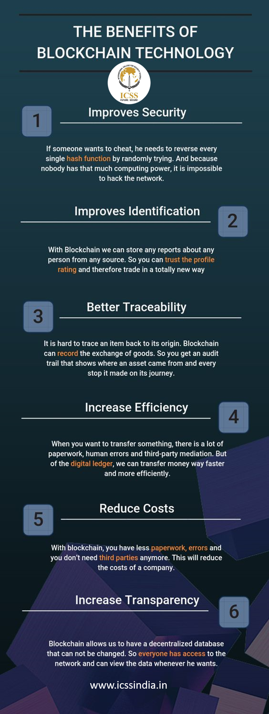 The Benefits of Black chain Technology(INFO-GRAPHIC)